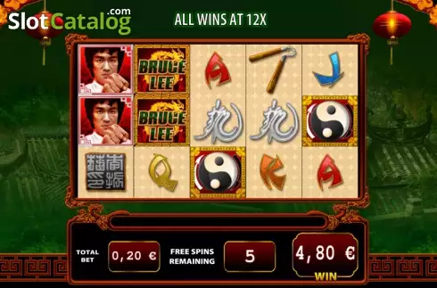 Οθόνη2. Bruce Lee Dragon's Tale Κουλοχέρης