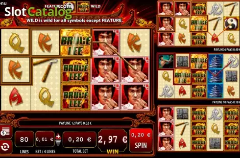 Οθόνη3. Bruce Lee Dragon's Tale Κουλοχέρης