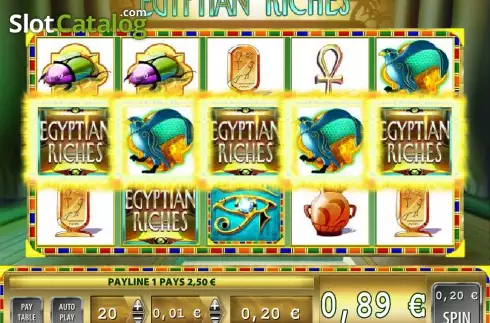 Οθόνη9. Egyptian Riches (Light and Wonder) Κουλοχέρης