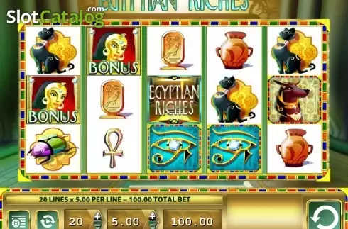 Οθόνη6. Egyptian Riches (Light and Wonder) Κουλοχέρης