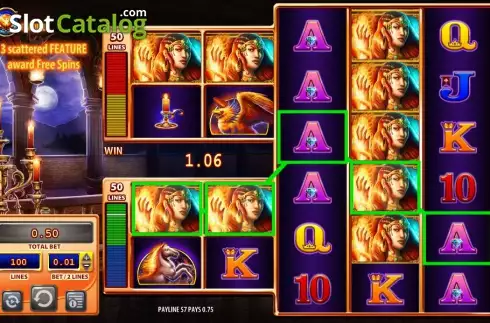 Win screen. Fire Queen (WMS) Κουλοχέρης 