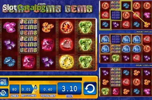 Οθόνη4. Gems Gems Gems Κουλοχέρης