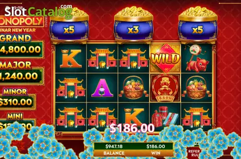 Οθόνη6. Monopoly Lunar New Year Κουλοχέρης