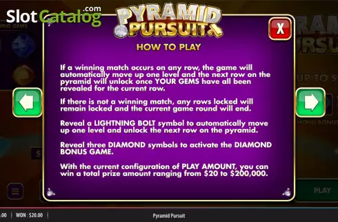 Οθόνη5. Pyramid Pursuit Κουλοχέρης 