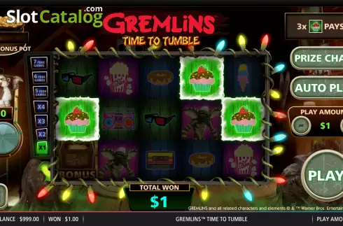 Οθόνη3. Gremlins Time To Tumble Κουλοχέρης