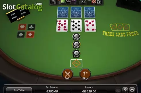 Οθόνη2. Three Card Poker (Light and Wonder) Κουλοχέρης