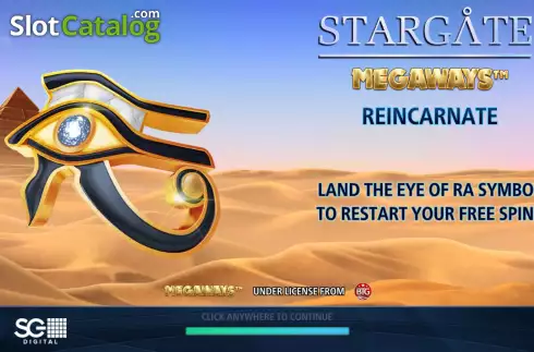 Οθόνη2. Stargate Megaways Κουλοχέρης
