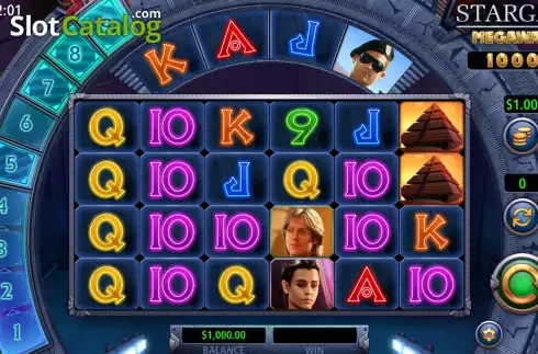 Οθόνη3. Stargate Megaways Κουλοχέρης