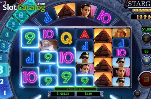 Οθόνη4. Stargate Megaways Κουλοχέρης
