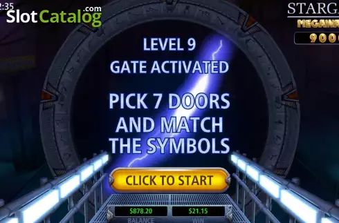 Οθόνη7. Stargate Megaways Κουλοχέρης