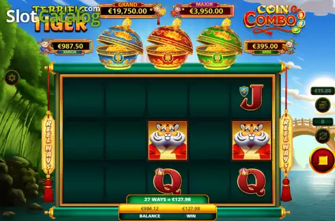 Οθόνη3. Terrific Tiger Coin Combo Κουλοχέρης