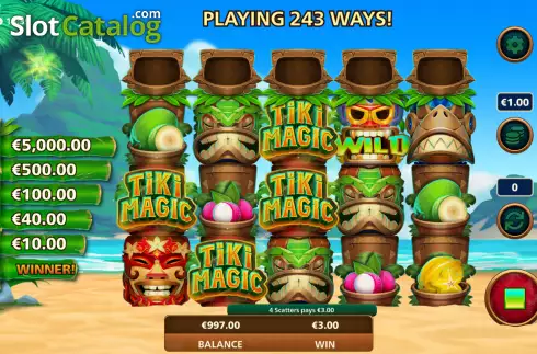 Οθόνη3. Tiki Magic Κουλοχέρης