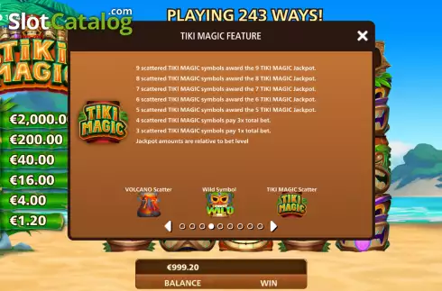 Οθόνη5. Tiki Magic Κουλοχέρης