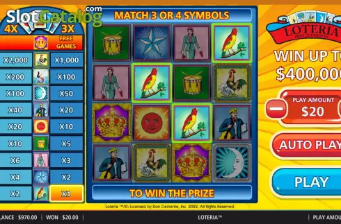 Οθόνη4. Loteria Κουλοχέρης 