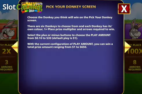 Οθόνη7. Donkey Dash Κουλοχέρης