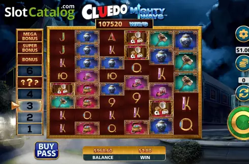 Οθόνη4. Cluedo Mighty Ways Κουλοχέρης 