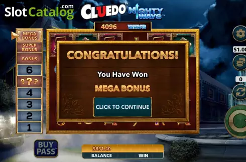 Οθόνη8. Cluedo Mighty Ways Κουλοχέρης 