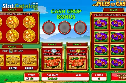Οθόνη4. Rainbow Riches Piles Of Cash Κουλοχέρης