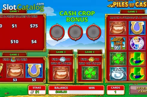 Οθόνη7. Rainbow Riches Piles Of Cash Κουλοχέρης