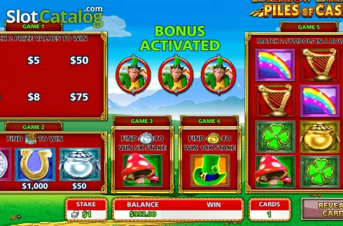 Οθόνη8. Rainbow Riches Piles Of Cash Κουλοχέρης