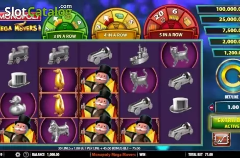 Οθόνη2. Monopoly Mega Movers Κουλοχέρης