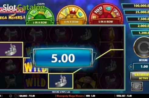 Οθόνη4. Monopoly Mega Movers Κουλοχέρης