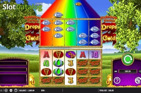 Οθόνη2. Rainbow Riches Drops of Gold Κουλοχέρης