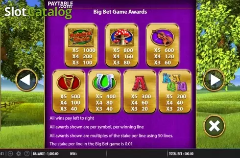 Οθόνη4. Rainbow Riches Drops of Gold Κουλοχέρης