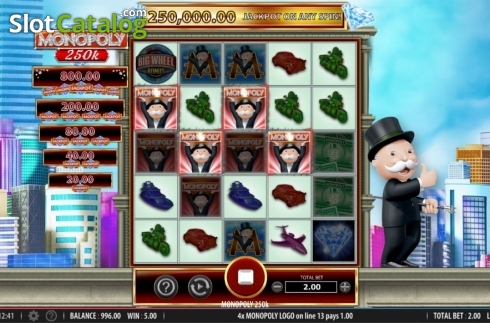 Οθόνη4. Monopoly 250k Κουλοχέρης