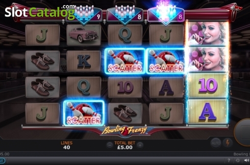 Οθόνη5. Bowling Frenzy Κουλοχέρης 