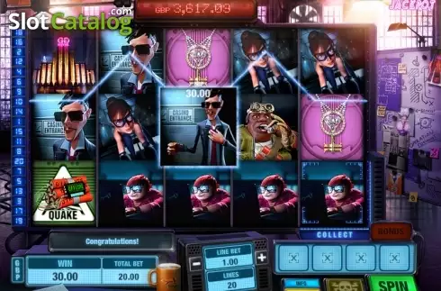 Οθόνη4. The Casino Job Jackpot Κουλοχέρης