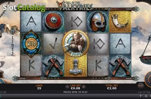 Οθόνη3. Call of the Valkyries Κουλοχέρης 