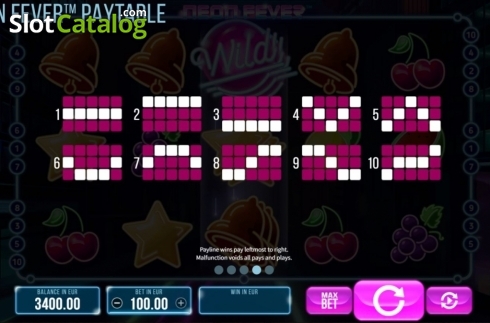 Οθόνη9. Neon Fever Κουλοχέρης
