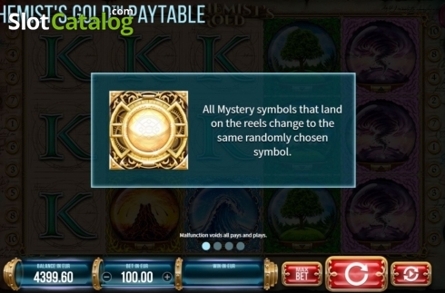 Οθόνη5. Alchemists Gold Κουλοχέρης