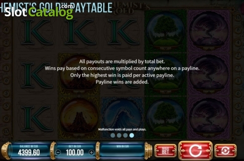Οθόνη8. Alchemists Gold Κουλοχέρης