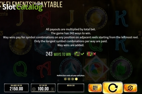 Οθόνη8. Lucky Elements Κουλοχέρης