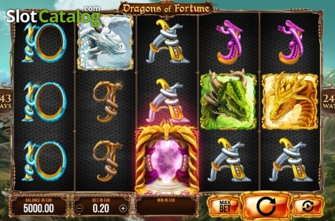 Οθόνη2. Dragons of Fortune Κουλοχέρης 