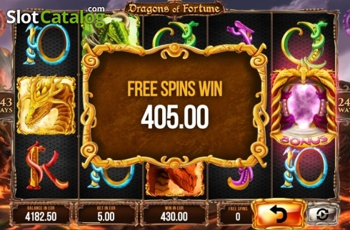 Οθόνη6. Dragons of Fortune Κουλοχέρης 