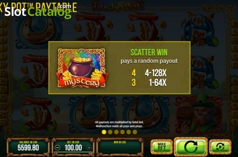 Οθόνη5. Lucky Pot Κουλοχέρης