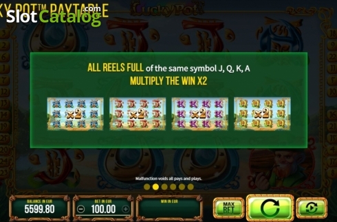 Οθόνη6. Lucky Pot Κουλοχέρης