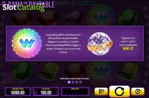 Οθόνη5. Gem-O-Rama Κουλοχέρης