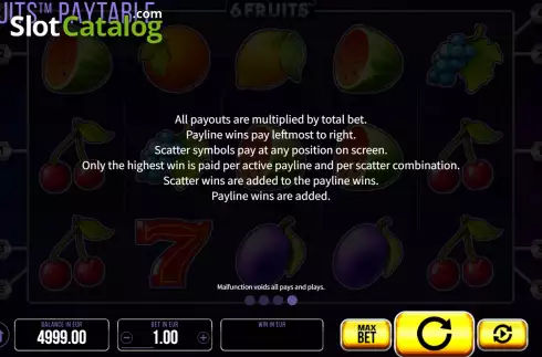 Οθόνη9. 6 Fruits Κουλοχέρης