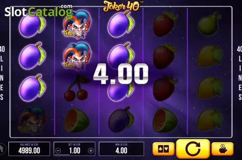Οθόνη3. Joker 40 Κουλοχέρης