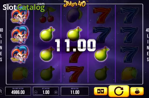Οθόνη4. Joker 40 Κουλοχέρης