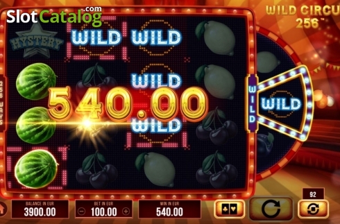 Οθόνη3. Wild Circus 256 Κουλοχέρης