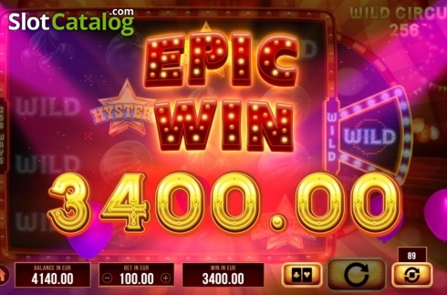Οθόνη5. Wild Circus 256 Κουλοχέρης