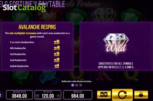 Οθόνη4. Jewels Fortune Κουλοχέρης