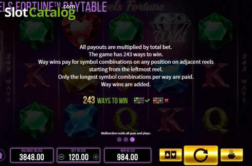 Οθόνη6. Jewels Fortune Κουλοχέρης