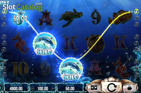 Οθόνη3. Dolphin's Wild Ride Κουλοχέρης