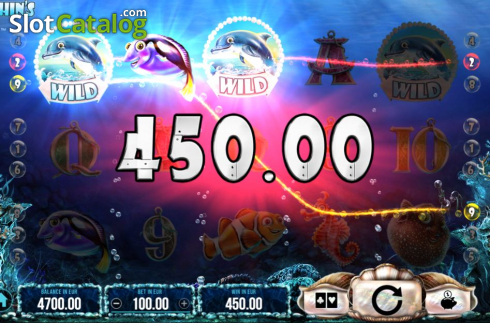 Οθόνη5. Dolphin's Wild Ride Κουλοχέρης